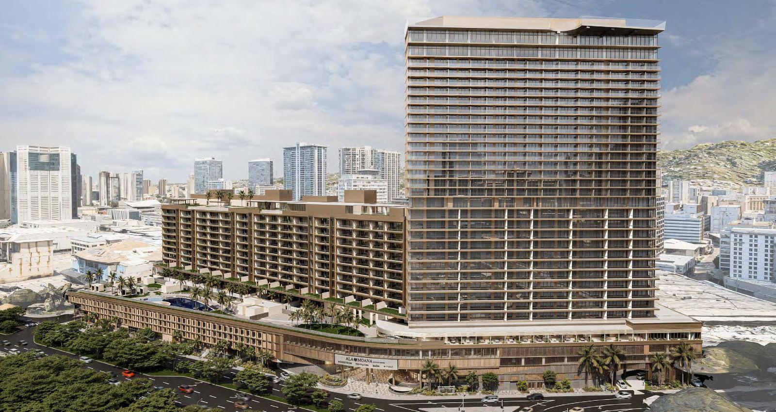 1588 Ala Moana 全景の完成予想図